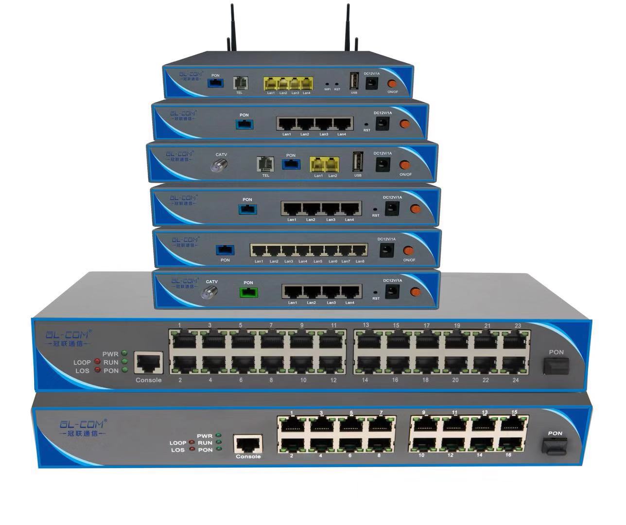 全光网时代的安全卫士 GL-E8016/24U-P系列PoE ONU在安防监控中的应用解析